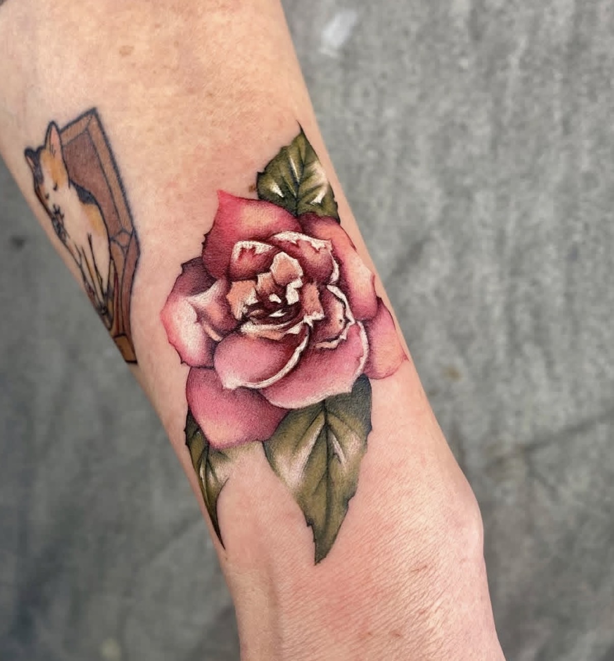 Rachel specializes in color realism and watercolor tattoos — tattoo by Rachel, tattoo artist in Los Angeles (portfolio 11)
