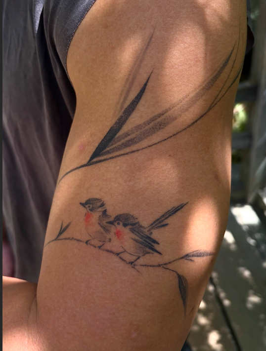Specialized in linework, inkwash, Asian motifs, and botanica — tattoo by Jasmine, tattoo artist in Los Angeles (portfolio 3)