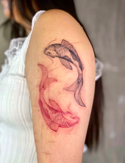 Specialized in linework, inkwash, Asian motifs, and botanica — tattoo by Jasmine, tattoo artist in Los Angeles (portfolio 6)
